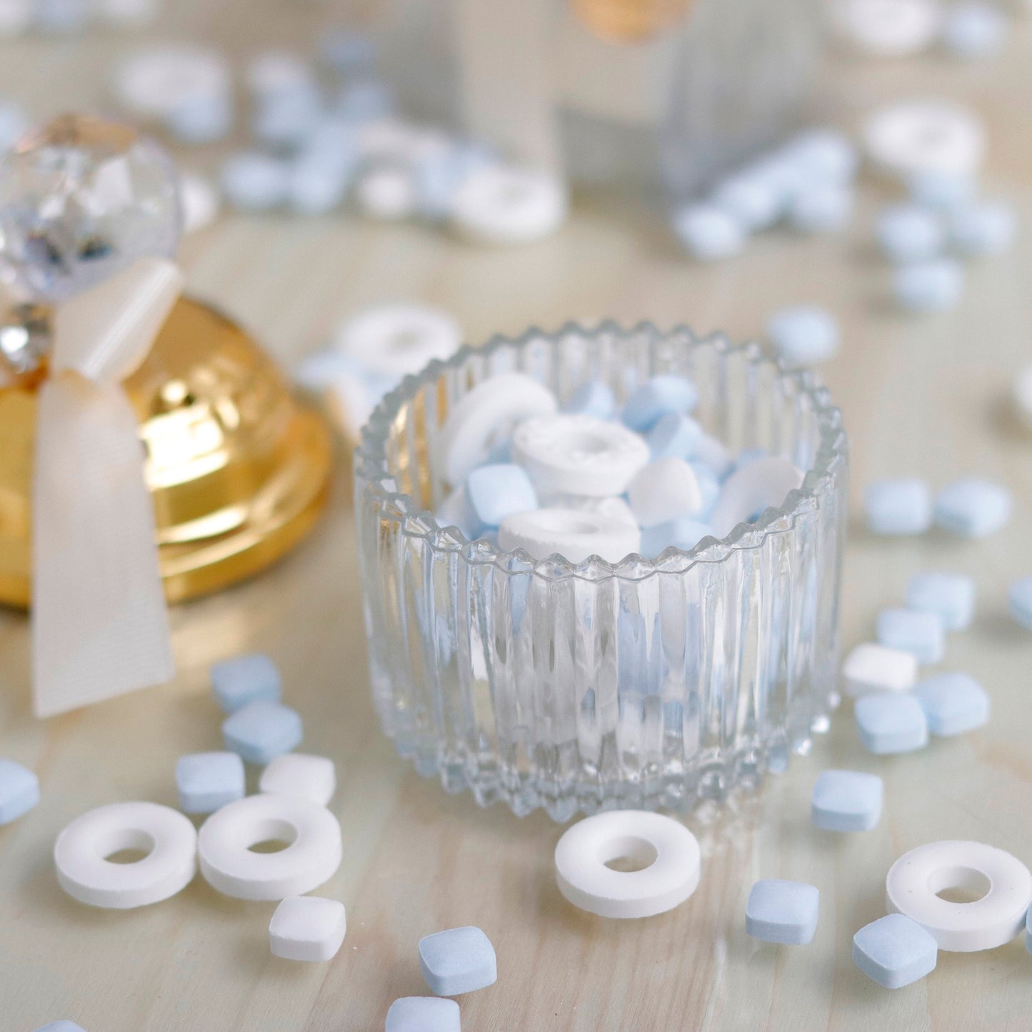 Personalized Glass Candy Dish | Unique Wedding Favor for Guests | Luxury Candy Jar Thank You Gift | Elegant Party Token