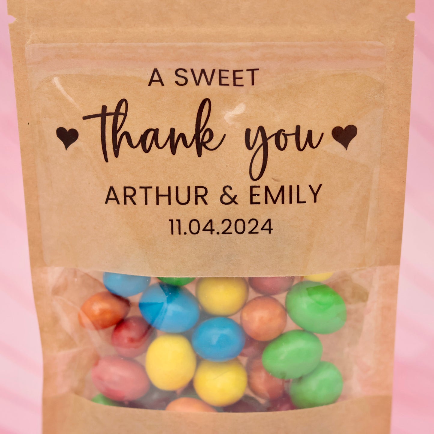 50 Pcs Baby Shower Treat Bags, Snack Favor Bags, Sweet Thank You Favors, Ready to Pop,  About to Pop, Thanks for Popping, Jelly Tots Bags